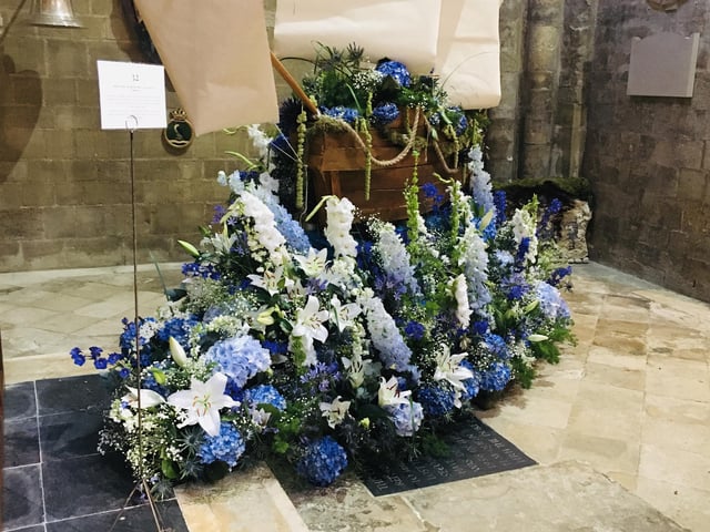 Chichester Cathedral has been filled with wonderful floral displays for the past few days / Picture: Steve Bone