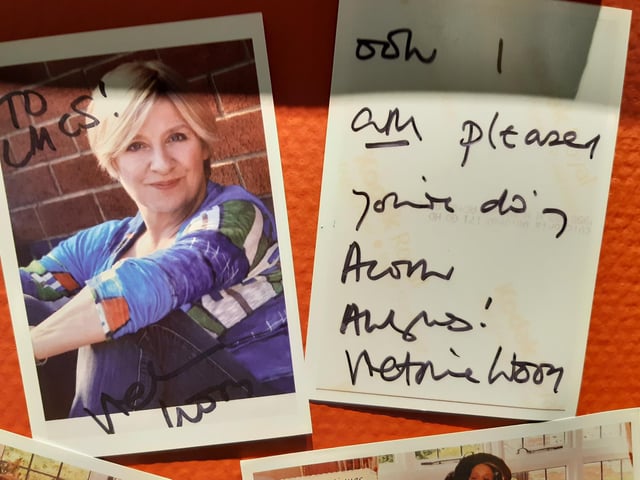 Treasured words of support from Victoria Wood for Acorn Antiques The Musical in 2016