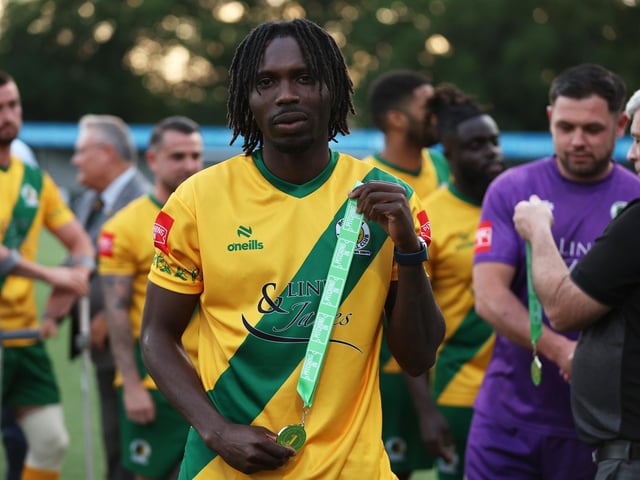 Natalie Mayhew's pictures of Horsham FC's Isthmian League title celebrations