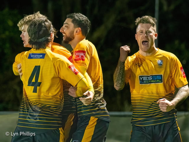 Action from Littlehampton Town's win over Bognor Regis Town in the Sussex Senior Cup