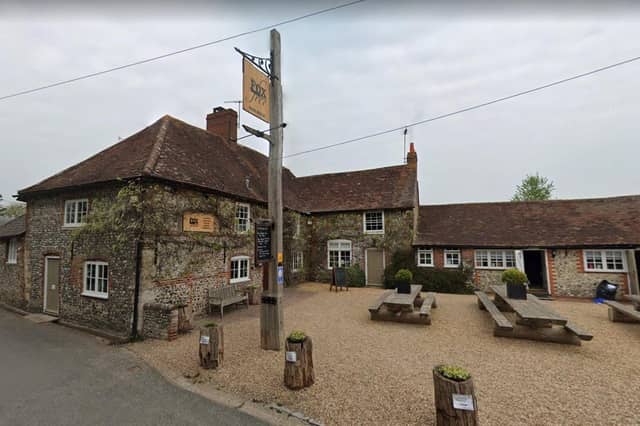 The Fox Goes Free at Charlton, near Chichester, is a 400-year-old pub with great views of South Downs from its garden. It has a rating of 4.6 out of 5 from 1,500 reviews