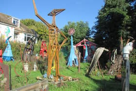Coastal Currents -Tim Riddihough's sculpture garden (contributed)