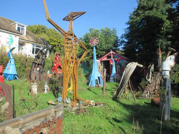 Coastal Currents -Tim Riddihough's sculpture garden (contributed)