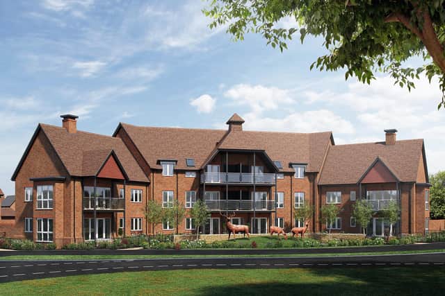 The first houses on the new north Horsham estate - Mowbray - go on sale by Cala Homes  'off plan' this weekend