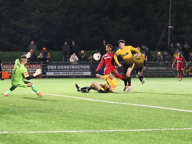 Worthing take on Littlehampton Town in the Sussex Senior Cup