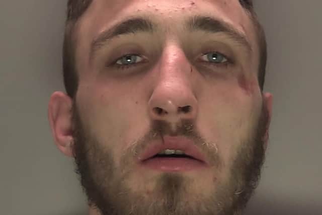 Sussex Police are searching for Harvey Brackpool, 21, who is wanted in connection with a serious assault. Picture courtesy of Sussex Police