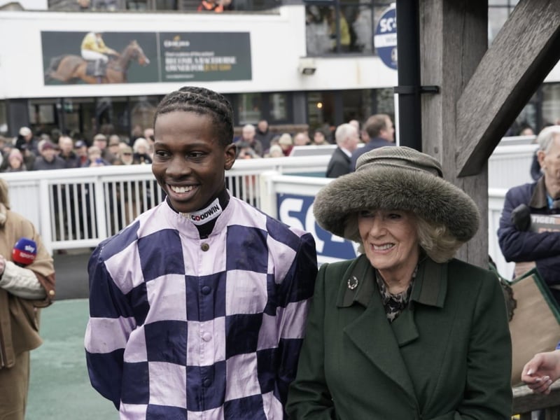 Queen Camilla at Plumpton Racecourse