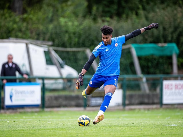 Action from the pre-season friendly between Three Bridges and Crawley Town. Crawley Town won 2-1 thanks to two goals from Danilo Orsi. Picture: Eva Gilbert