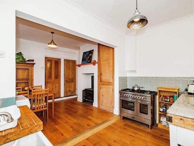 This five-bedroom, semi-detached house, close to the beach and town centre, has just come on the market with Fox & Sons priced at £775,000
