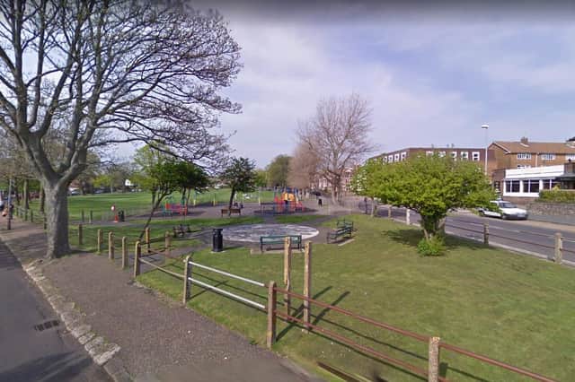 Police said the first incident happened at Southwick Green. Picture: Google