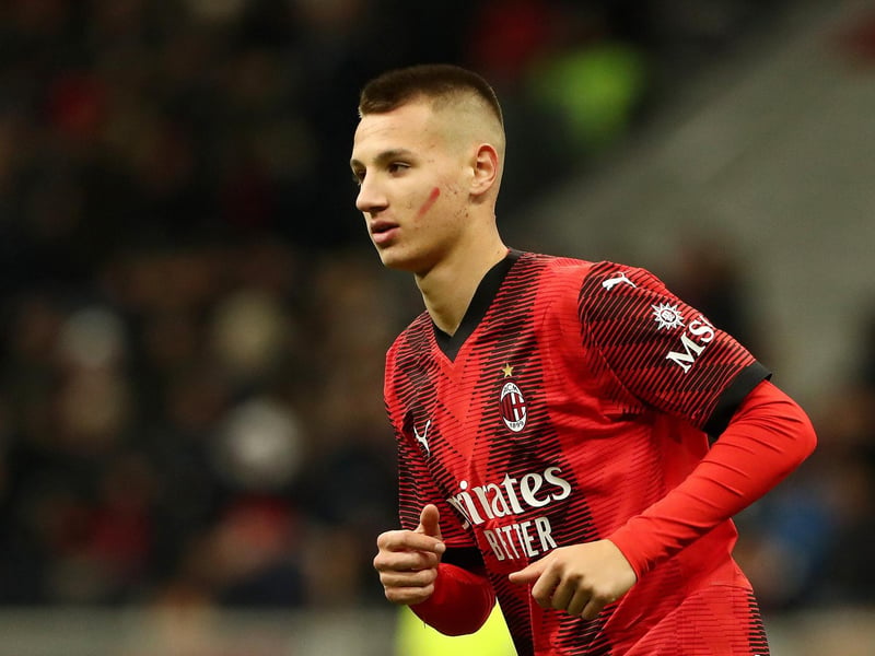 Francesco Camarda has been prolific at youth level for AC Milan. He netted 22 goals in 24 games for AC Milan's under-15 side, leading them to the under-15 Scudetto title. The striker's goalscoring feats drew the attention of international media after he plundered 485 goals in only 89 matches for AC Milan's academy. Camarda made his UEFA Youth League debut against Newcastle United in September 2023, scoring a brace in a 4–0 victory. These goals made him the second-youngest player to score a brace in the tournament and the youngest-ever Italian goalscorer at 15 years, 193 days. Camarda become the youngest Serie A footballer ever, at 15 years, 260 days, when he came off the bench during AC Milan's game against Fiorentina in November 2023.