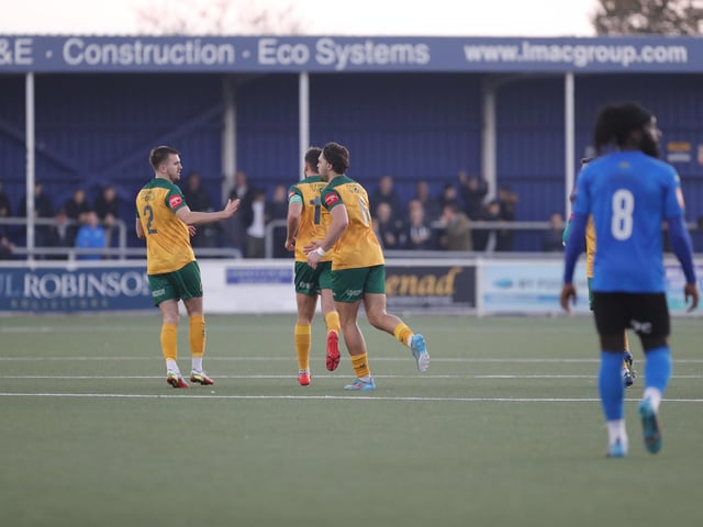 Action from Horsham's entertaining - but ultimately disappointing - 5-3 defeat at Billericay Town in the Isthmian Premier