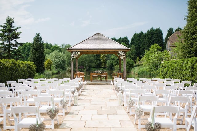Brookfield Barn in Lower Beeding is a purpose-built wedding venue in West Sussex. 
Saturday wedding dates are available from September 9, 2022 - for £6,950