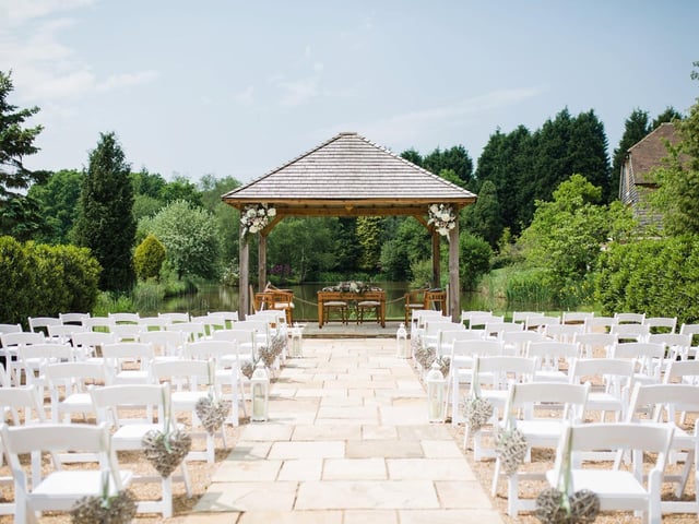 Brookfield Barn in Lower Beeding is a purpose-built wedding venue in West Sussex.
Saturday wedding dates are available from September 9, 2022 - for £6,950