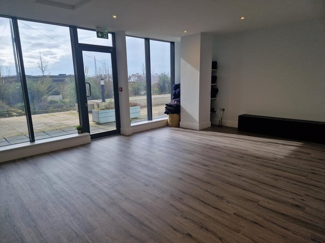 The yoga studio at ShoreRooms