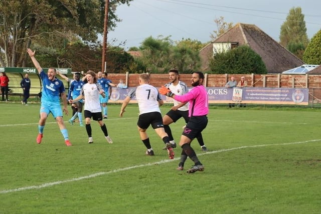 Action from East Preston v Selsey and Pagham v Sporting Bengal