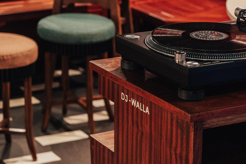 The'DJ Walla's decks at Brighton's Permit Room