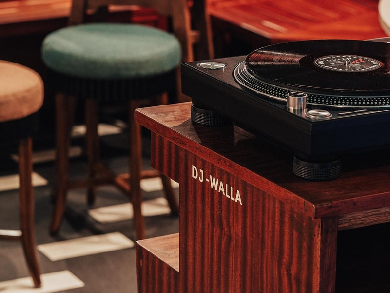 The'DJ Walla's decks at Brighton's Permit Room