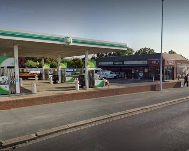 Motor Fuel Group (MFG) submitted plans for a drive-thru restaurant at the MRH Brooklands petrol station in Brighton Road, Worthing. Photo: Google Street View