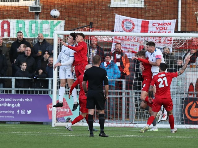 Worthing take on Chelmsford City in the National League South at Woodside Road