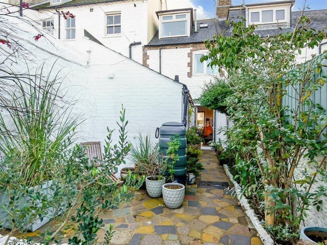 The garden is a tranquil haven