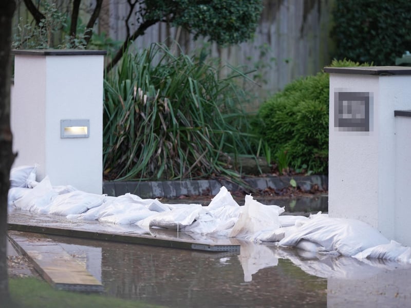 There have been reports of a flooded street at the Aldwick Bay Estate