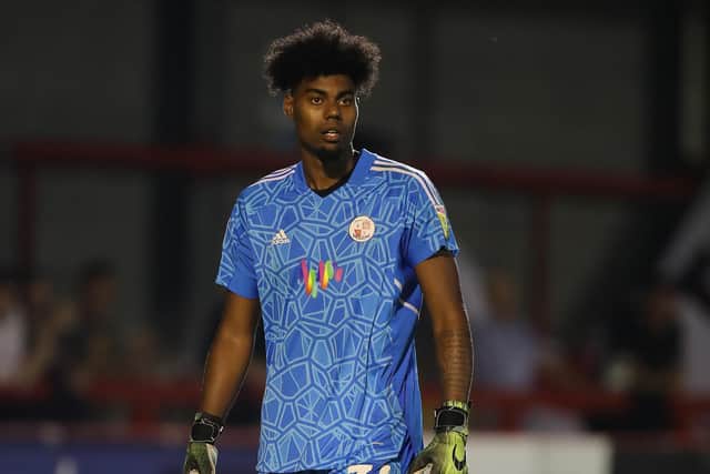 Corey Addai pulled off a string of excellent saves for Crawley Town in their League Two defeat at Gillingham. Picture by Pete Norton/Getty Images