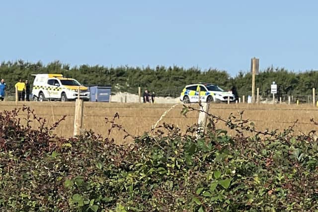 A photo taken in West Wittering this morning (Thursday, July 20) showed a Coastguard vehicle and a police car responding to an incident. Photo contributed
