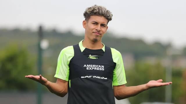 Jeremy Sarmineto will be pushing for first team football in the Premier League at Brighton and Hove Albion this season