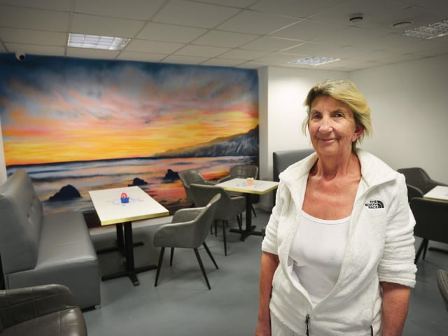 Barbara Brett pictured at the new Babilicious, 5 Harold Place.