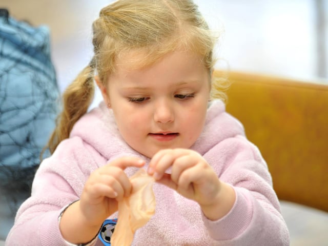 Halloween Craft Sessions were available to sixty children at the Creative Community Hub in Church Walk on Wednesday 28th October. HR26102801 Pic Hollie Robards/Iconic Media Group