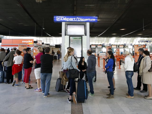 Cote d'Azur Airport saw 60 per cent of flights delayed, and 3.4 per cent cancelled. Picture by VALERY HACHE/AFP via Getty Images