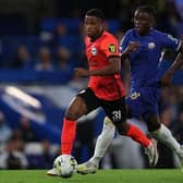 Brighton's Spanish striker Ansu Fati played just 45 minutes against Chelsea at Stamford Bridge