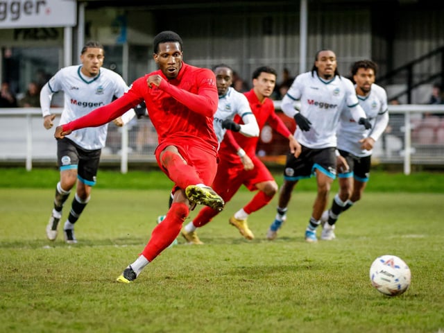 Action from Eastbourne Borough's brilliant 5-2 win away at Dover Athletic in the National League South