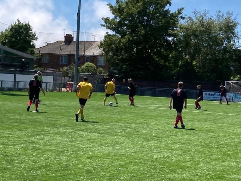 Sussex walking football finals day at Worthing FC