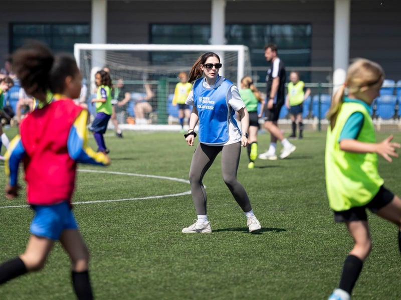 The girls competed in a series of mini-tournaments