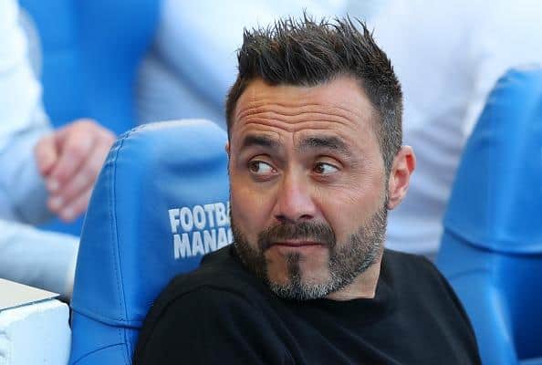 Roberto De Zerbi, Manager of Brighton & Hove Albion, is all set for Europa League football