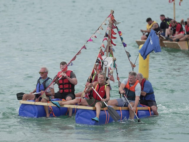 Shoreham came together for a fun event on the water at the popular charity Raft Race on Saturday (July 26).