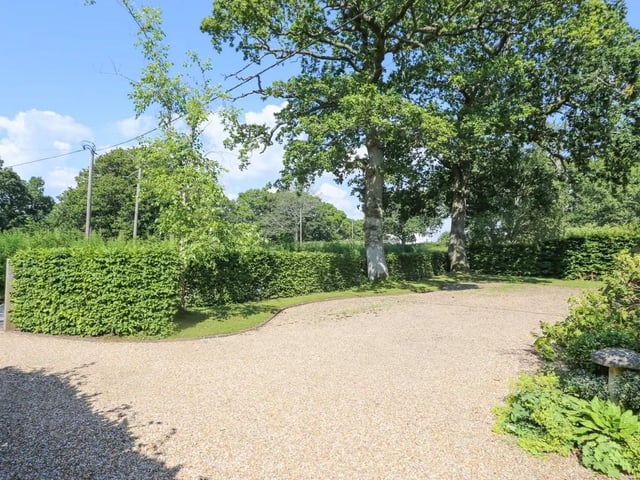 This five bed converted barn in Anmore Road, Denmead is on the market for £1.4m. It is listed on Zoopla by White & Guard Estate Agents.