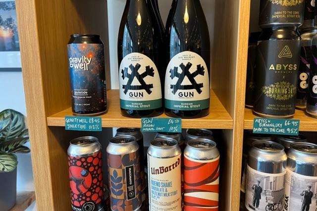 The range of beers is extensive