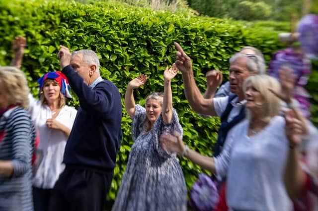 More than 150 neighbours, friends and families from 'The Lanes' area of West Chiltington enjoyed a memorable street party in Heather Lane on Saturday, June 4 in celebration of the Queen's Platinum Jubilee