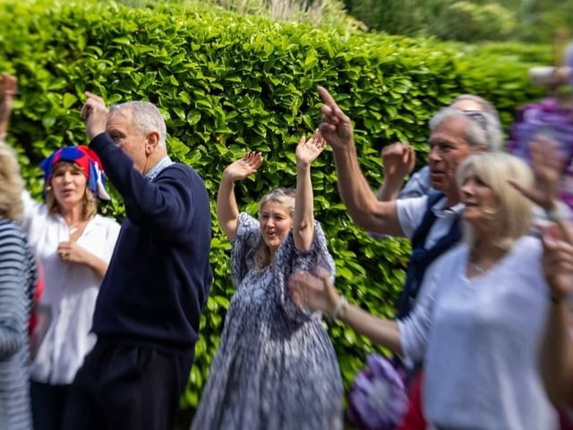 More than 150 neighbours, friends and families from 'The Lanes' area of West Chiltington enjoyed a memorable street party in Heather Lane on Saturday, June 4 in celebration of the Queen's Platinum Jubilee