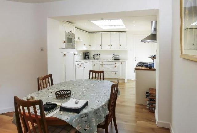 The extension to the rear has met modern needs