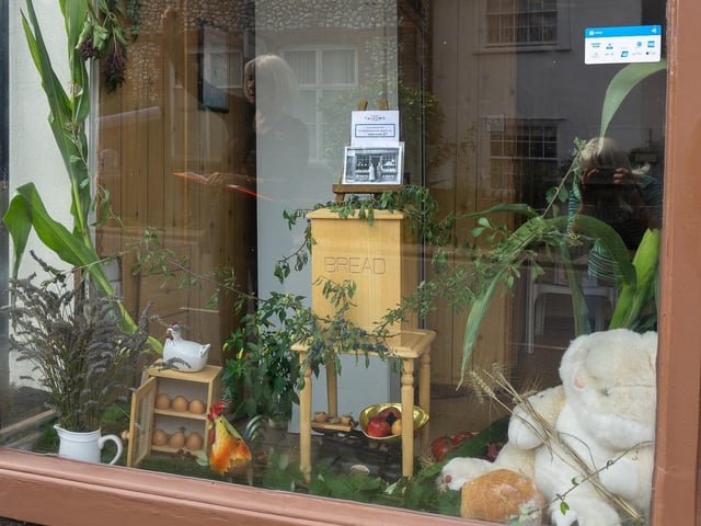 The winning window at Model Bakery, in Church Street