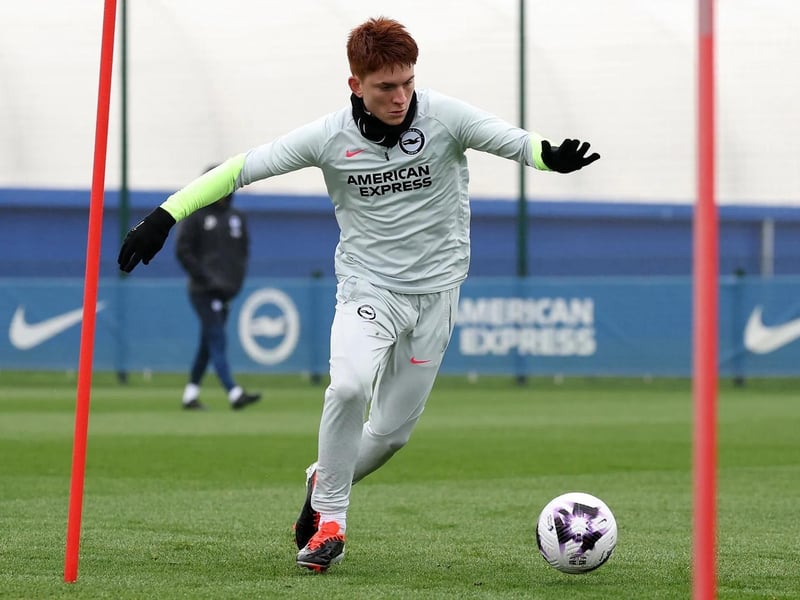 Brighton's £8m January arrival looks sharp in his first full training session ahead of Everton