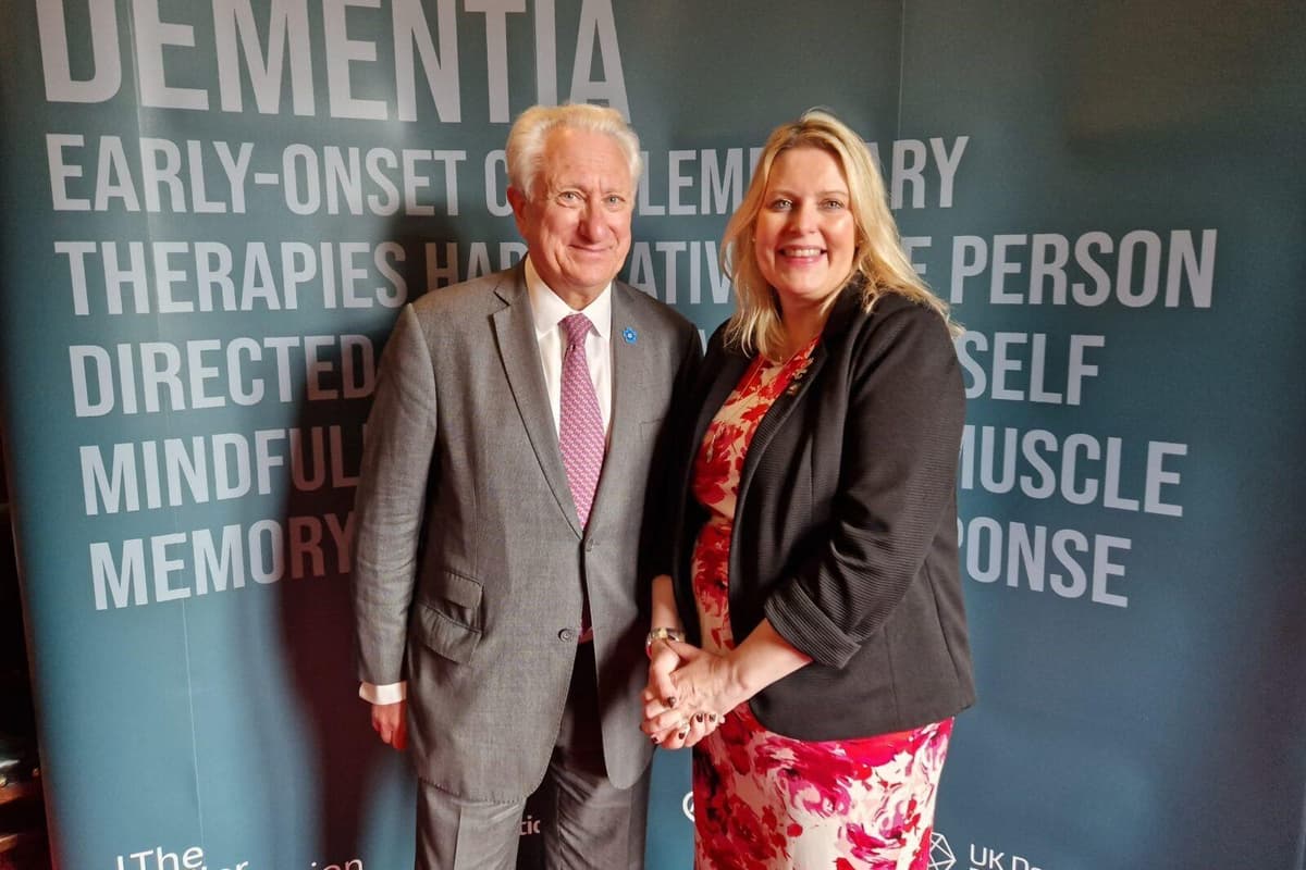 Martin Rhodes Mp Portrait Political opinion: Mims Davies MP raises awareness of Dementia Action Week