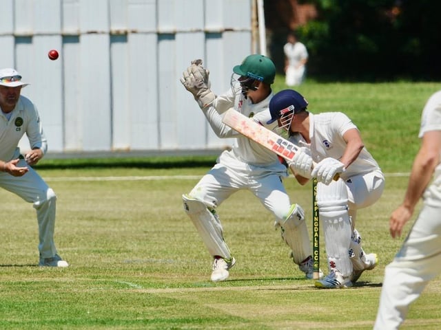 Action from Chippingdale v Broadwater CC in Division 4 West of the Sussex Cricket League