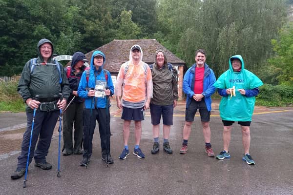 Mike Oliver Associates raised more than £2,000 for Bipolar UK by hiking from Amberley to Plumpton with Rotary colleagues on Friday, August 18