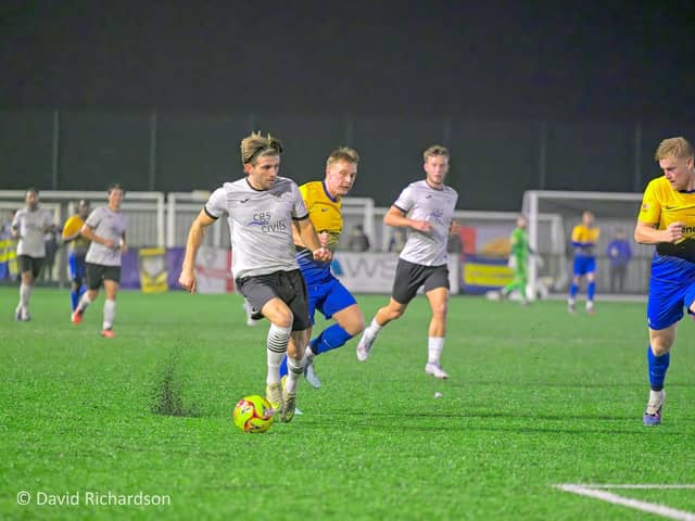 City on the attack in the midweek win over Berkhamstead | Picture by David Richardson