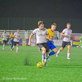 City on the attack in the midweek win over Berkhamstead | Picture by David Richardson